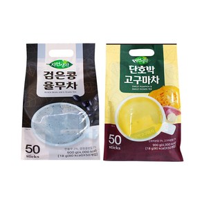 희창 검은콩 율무차 50T +단호박 고구마차 50T (100T), 1세트, 18g