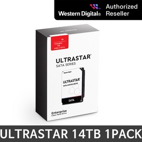 [WD공식판매점] WD ULTRASTAR DC HC530 패키지 14TB PACK HDD A/S 3년 하드디스크, 14TB 1PACK