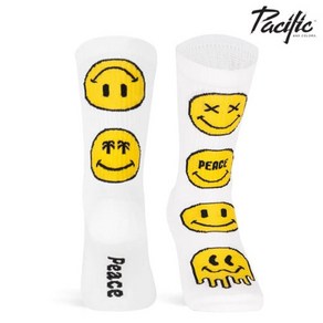 Pacific 파시픽 Ceative 기능성 패션 스포츠 양말 Smiley 스마일리, Smiley/S-M(230-265), 1개