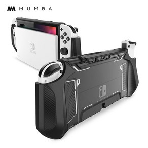 Mumba 닌텐도 스위치 OLED 케이스 보호커버 2021, 블랙, 1개