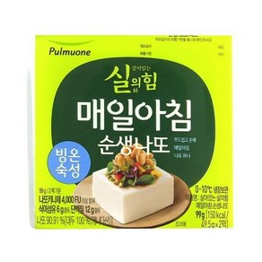 풀무원 매일아침 순생나또 2팩, 49.5g, 1개