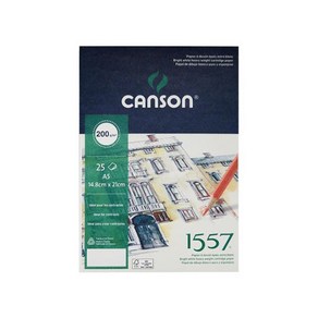 캔숀 1557 1면제본 드로잉북 CA1557-PD200A5 200g A5, 2세트