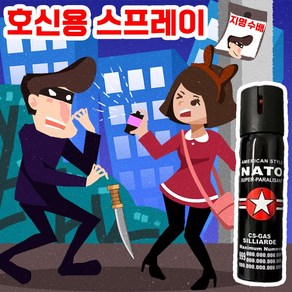 [빠른배송]1+1미니 호신용 스프레이 여성 호신용 후추 스프레이 자기보호 호신용품 휴대용 포장증정, 20ml, 블랙, 1개