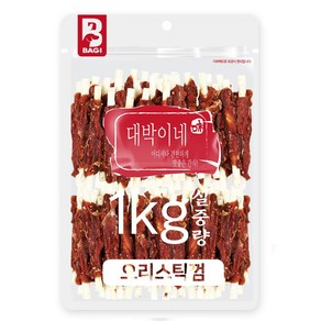 대박이네 실중량 1kg 대용량 강아지간식 애견간식