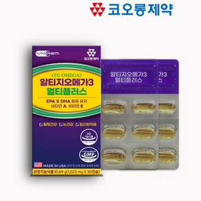 알티지 오메가3 멀티플러스 혈행개선 눈 건강 항산화 코오롱제약, 30정, 6개