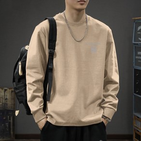 비나비 남성 빅사이즈 순면 긴팔 티셔츠