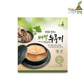 [자연의선택] 구수한 추억의 메밀누룽지 600g(300g x 2개), 2개, 300g, 2개