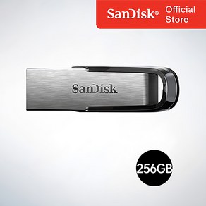 샌디스크코리아 공식인증정품 USB 메모리 Ulta Flai 울트라 플레어 USB 3.0 CZ73, 256GB, 1개