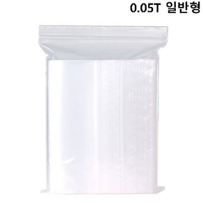 진주바다 지퍼백 14X20cm 100매 PE 두꺼운 비닐팩 0.05T