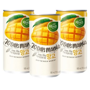 웅진 자연은 망고, 90개, 180ml