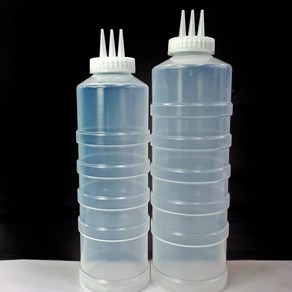 [진성] PE 3구 케찹병 소스병 (700ml 850ml), 1개, 700ml