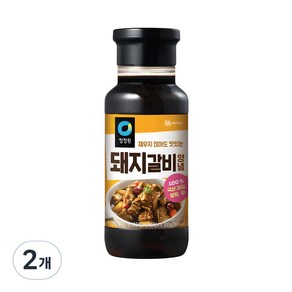 청정원 전통 돼지갈비양념, 500g, 2개