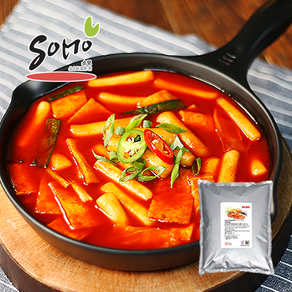 소모 / 학교 프리미엄 국물떡볶이 분말소스(S타입) / 3kg(120인분) / 보통맛(맵기 2단계) / S-20호, 1개, 3kg