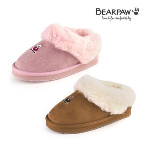 베어파우 (BEARPAW) GIGI 양털 아동 곰돌이 뮬 슬리퍼 2종택1 K905ODK 공용 부츠