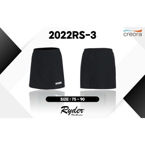 [RYDER] 라이더 2022년 여성 스커트&치마 (블랙컬러) 2022RS-3 배드민턴&탁구&볼링&스쿼시&테니스&스포츠&라온스포츠