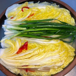 뚱순네김치 백김치3kg 모든재료 국내산100%