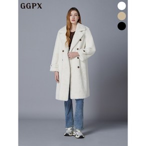 GGPX 더블 카라 페이크 퍼 코트 GOCCT007F