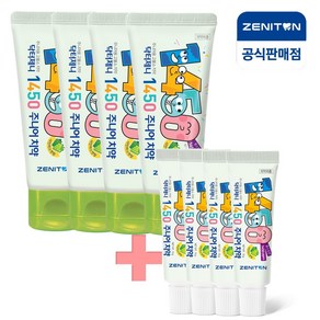 제니튼 1450 고불소 주니어치약 샤인머스켓향 60g+미니15g, 4개, 60g