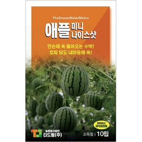 더드림 [애플미니나이스샷] 수박씨앗 수박종자 / 한손에 쏙들어오는 애플수박 수박씨, 1개