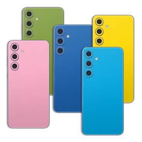 스키니스킨 갤럭시 S24 플러스 GALAXY S24 PLUS 컬러 디자인 스킨 꾸미기 스티커 케이스, 1개, 비비드블루