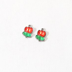 싼비즈 [8-050-02]써지컬스틸 펜던트 에폭튤립 8x12mm 1개