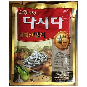 CJ제일제당 멸치 다시다, 10개, 100g