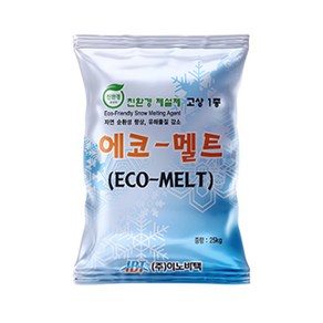 에코멜트 25kg 국내산 친환경 제설제 제설용 염화칼슘, 1개