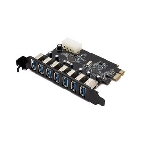 Coms USB 3.0 7포트 PCI-E 확장카드 DM847, 1, 1개