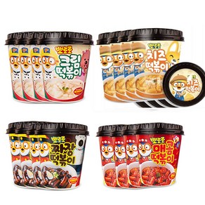 [어린이떡복이] 뽀로로 혼합 4종 16개입 (짜장4 크림4 매콤4 치즈4) 맛있고 간편한, 2세트, 110g