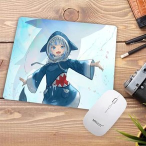 홀로라이브 호쇼 마린 가우르 구라 게이밍 마우스 장 패드 매트 굿즈 컴퓨터 Holol Gaw Gua 책상 Anime Mousepad fo Office Mod Pc 게이머 게임, [03] No locked22x18x0.2cm, [08] 11, 1개