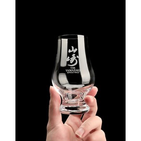 YAMAZAKI 싱글몰트 ISO 표준 테이스팅 크리스탈 글라스, YAMAZAKI 잔 1개, 1개