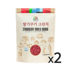 엔에프에스 nfs 딸기 쿠키크런치 1kg 2개세트, 2개