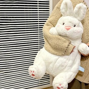 루시아이 핑크 젤리 대형 토끼 인형, 소형(45cm), 1개