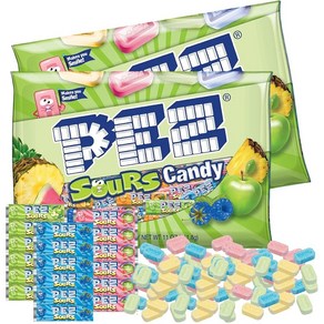 페즈 캔디 PEZ Sour Candy 벌크 리필용 325ml 11oz 2개