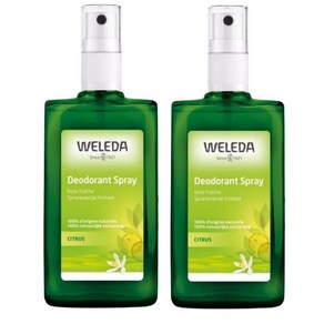 WELEDA 프랑스 정품 벨레다 시트러스 데오도란트 스프레이 100ml 2개세트, 2개