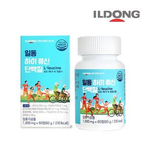 ILDONG 일동 하이 류신 고함량 단백질, 60정, 1개