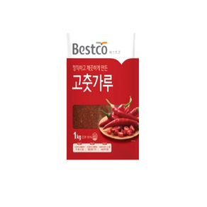 베스트코 고춧가루 굵은 매운맛, 1개, 1kg