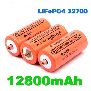 전문 리튬 다리미 인산염 전원 배터리 나사 포함 3.2V Lifepo4 충전식 32700 12800mAh 100%, 4개