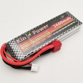 Wltoys 144001 124018 124019차량공용 7.4V 2600mAh배터리, 1개