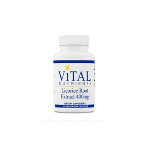 바이탈뉴트리언츠 Licoice Root Extact 400mg 90 vegetaian capsules, 1개, 90정