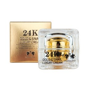 24K GOLD SNAIL LUXURY 크리스찬딘 24K 골드 & 스네일 럭셔리 크림 50ml, 2개