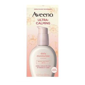 Aveeno 아비노 데일리 페이셜 모이스쳐 썬스크린 SPF 15 4 Fl.oz, 1개, 120ml