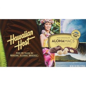 Hawaiian Host Aloha Macs 밀크 초콜릿 마카다미아 너트 (170g(6온스) 박스 12개) (1박스), Hawaiian Host Aloha Macs 밀크 초콜, 170g, 12개