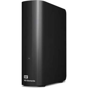 Westen Digital 8TB Elements Desktop 외장 하드 드라이브 플러그 앤 플레이 스토리지용 USB 3.0 BWLG0080HBKNESN 블랙, 4TB, 1개