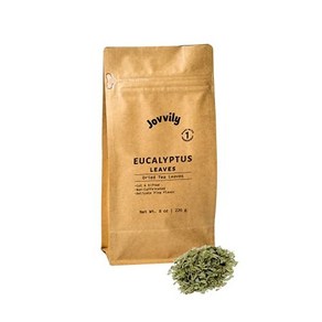 Jovvily Eucalyptus Leaves - 8oz - Died - Cut & Sifted - H Jovvily 유칼립투스 잎 - 8온스 - 건조 - 절단 및 체질 - 허브, 1개