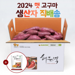 산지직송 해들녘 무농약 고창 꿀 고구마 3kg 5kg 10kg (한입/중/특상/왕)