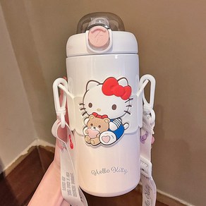 텀블러 여자 스텐 빨대 물컵 물병, C-500ml, 1개