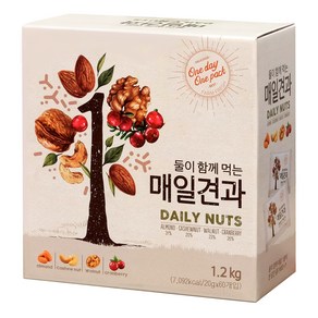 매일견과 둘이 함께 먹는 20g x 60개입, 1.2kg (60개입), 1개