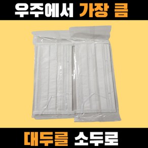 국산 초대형 특대형 초대형 MB 3중 필터 비말차단 마스크 50매, 50개, 화이트