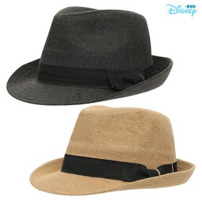 다[디즈니골프 중계점] *24년 FW신상 20%SALE* 여성 자수 캐릭터 모자 (2Colo) 라인 레터링과 캐릭터 자수 포인트 디자인 멋스럽게 툭~ 페도라 모자, 1개, 멜란지그레이(MG)